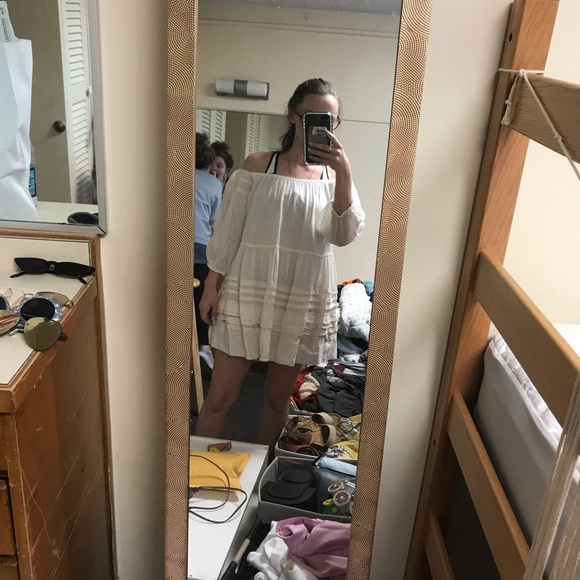 Free People White Mini Dress - Picture 5 of 6